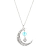 Elegant Lady Cross Moon Alloy Wholesale Pendant Necklace