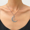 Elegant Lady Cross Moon Alloy Wholesale Pendant Necklace