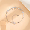 Elegant Lady Leaf Sterling Silver Zircon Bracelets In Bulk