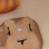 Elegant Lady Starfish Sterling Silver Plating Necklace