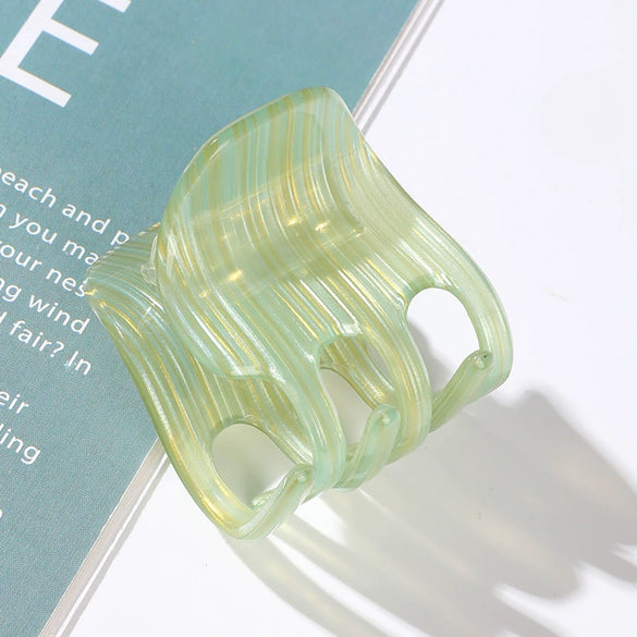 Elegant Minimalist Handmade Acrylic Acetate Ponytail Claw Clip Backofhead Hair Accessory For Women