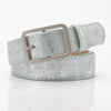 Elegant Minimalist Women’s Imitation Leather Belt With Shiny Alloy Buckle Fashion All Match Jeans And Pants Decorative Belt
