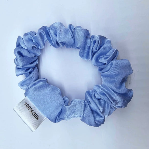 Elegant Mulberry Silk Hair Tie High Elasticity Lovely French Style Silk Hair Ring Gentle On Hair