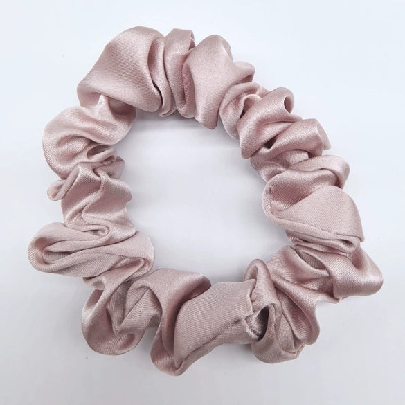Elegant Mulberry Silk Hair Tie High Elasticity Lovely French Style Silk Hair Ring Gentle On Hair