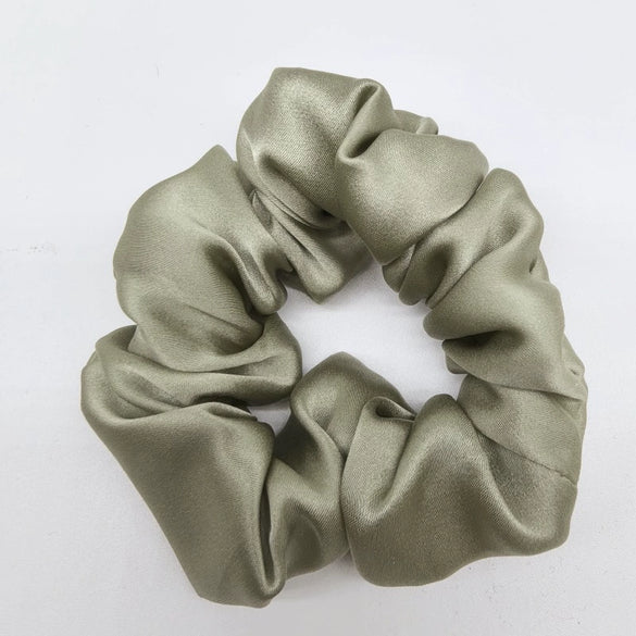 Elegant Mulberry Silk Hair Tie High Elasticity Lovely French Style Silk Hair Ring Gentle On Hair