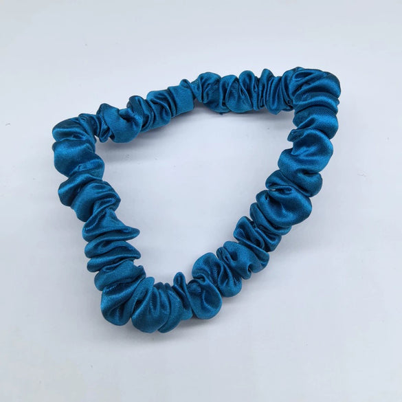 Elegant Mulberry Silk Hair Tie High Elasticity Lovely French Style Silk Hair Ring Gentle On Hair