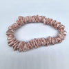 Elegant Mulberry Silk Hair Tie High Elasticity Lovely French Style Silk Hair Ring Gentle On Hair