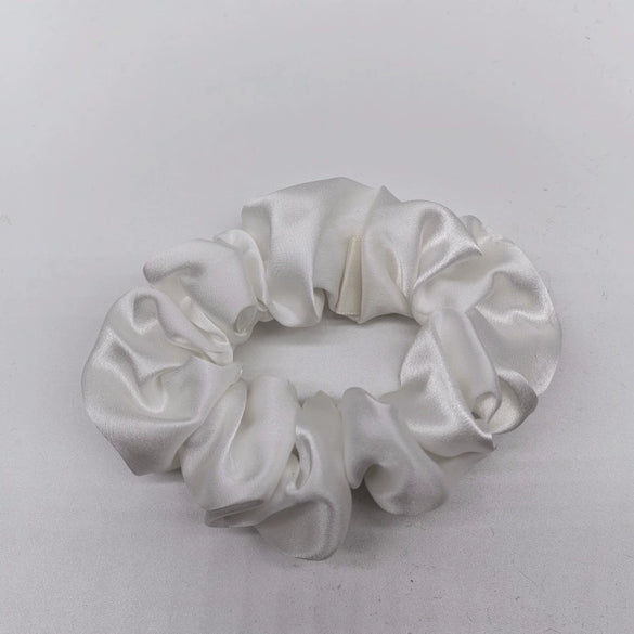 Elegant Mulberry Silk Hair Tie High Elasticity Lovely French Style Silk Hair Ring Gentle On Hair