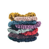 Elegant Mulberry Silk Hair Tie High Elasticity Lovely French Style Silk Hair Ring Gentle On Hair