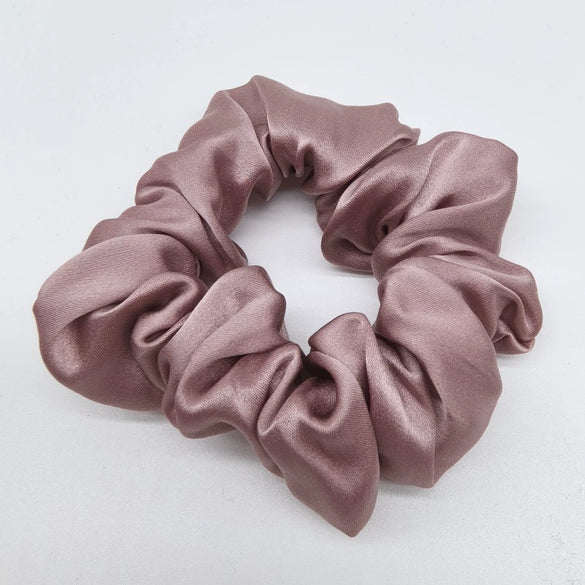 Elegant Mulberry Silk Hair Tie High Elasticity Lovely French Style Silk Hair Ring Gentle On Hair