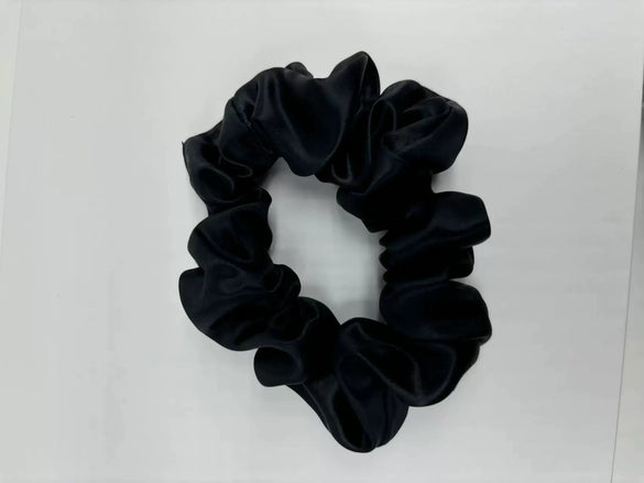 Elegant Mulberry Silk Hair Tie High Elasticity Lovely French Style Silk Hair Ring Gentle On Hair