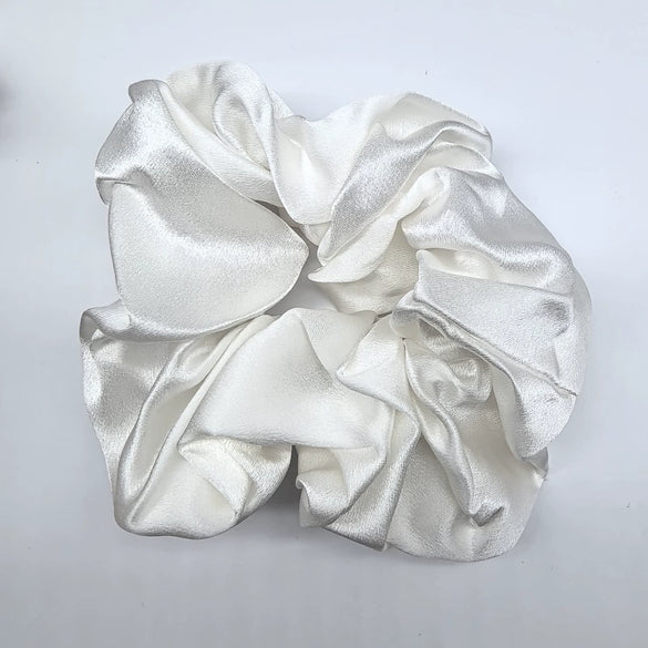 Elegant Mulberry Silk Hair Tie High Elasticity Lovely French Style Silk Hair Ring Gentle On Hair