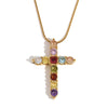 Elegant Niche Design Pendant Necklace For Women Stainless Steel Plated 18K Gold Colored Geometric Pattern Electroplating Treatment