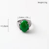 Elegant Retro Streetwear Geometric Alloy Carving Women'S Rings