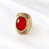 Elegant Retro Streetwear Geometric Alloy Carving Women'S Rings