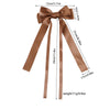 Elegant Ribbon Bow Duckbill Clip Hairpin Handmade Fabric Highend Women's Headwear