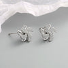 Elegant Rotatable Windmill Geometry Earrings For Women In 925 Sterling Silver With Electroplated Finish Fashion Jewelry
