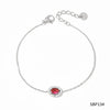 304 Stainless Steel 16K Gold Plated White Gold Plated Gold Plated Elegant Inlay Round Zircon Bracelets Earrings Necklace