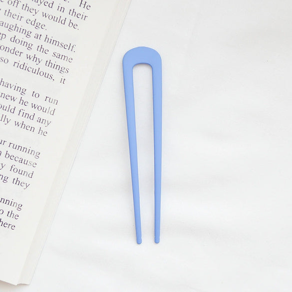 Elegant Simple Alloy U Shaped Hair Pin Antique Style Metal Hair Needle With Fine Craftsmanship