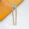 Elegant Simple Alloy U Shaped Hair Pin Antique Style Metal Hair Needle With Fine Craftsmanship