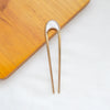 Elegant Simple Alloy U Shaped Hair Pin Antique Style Metal Hair Needle With Fine Craftsmanship