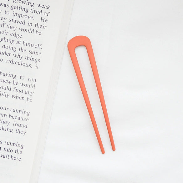 Elegant Simple Alloy U Shaped Hair Pin Antique Style Metal Hair Needle With Fine Craftsmanship