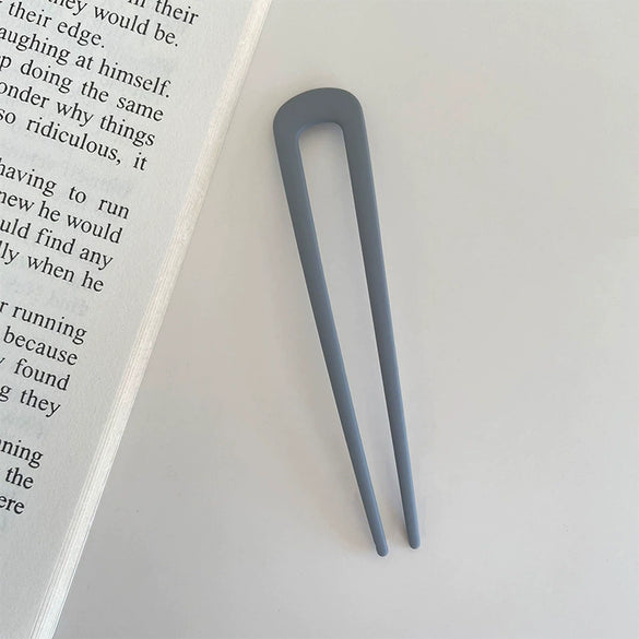 Elegant Simple Alloy U Shaped Hair Pin Antique Style Metal Hair Needle With Fine Craftsmanship
