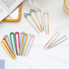 Elegant Simple Alloy U Shaped Hair Pin Antique Style Metal Hair Needle With Fine Craftsmanship