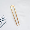 Elegant Simple Alloy U Shaped Hair Pin Antique Style Metal Hair Needle With Fine Craftsmanship