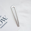Elegant Simple Alloy U Shaped Hair Pin Antique Style Metal Hair Needle With Fine Craftsmanship