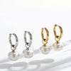 Elegant Simple Fashion Titanium Steel Geometric Light Luxury French Retro Earrings