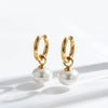 Elegant Simple Fashion Titanium Steel Geometric Light Luxury French Retro Earrings