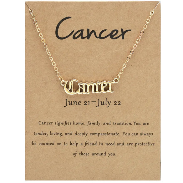 Elegant Simple Style Constellation Alloy Wholesale Pendant Necklace