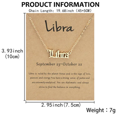 Elegant Simple Style Constellation Alloy Wholesale Pendant Necklace