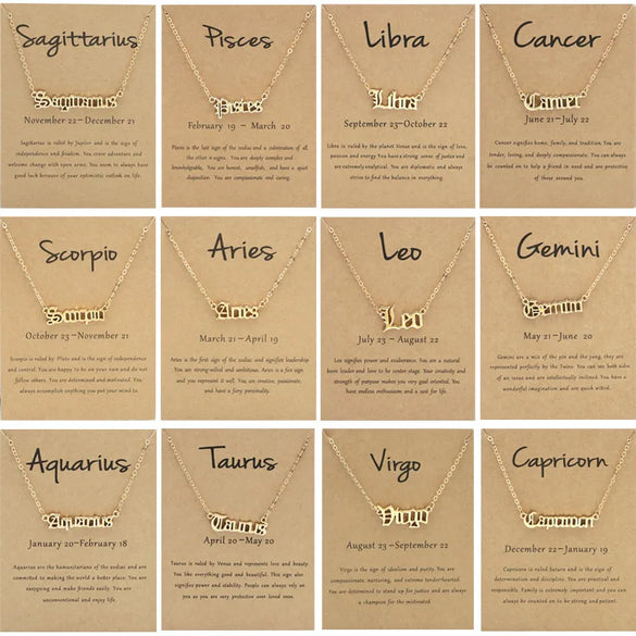 Elegant Simple Style Constellation Alloy Wholesale Pendant Necklace