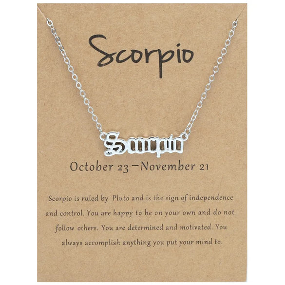 Elegant Simple Style Constellation Alloy Wholesale Pendant Necklace