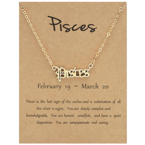 Elegant Simple Style Constellation Alloy Wholesale Pendant Necklace