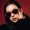 Elegant Simple Style Glasses Ac Cat Eye Full Frame Women'S Sunglasses