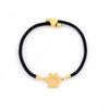 Elegant Simple Style Customization Laser Engraving Paw Print 304 Stainless Steel Nylon Cord String String Bracelets Wholesale