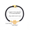 Elegant Simple Style Customization Laser Engraving Paw Print 304 Stainless Steel Nylon Cord String String Bracelets Wholesale