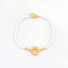 Elegant Simple Style Customization Laser Engraving Paw Print 304 Stainless Steel Nylon Cord String String Bracelets Wholesale