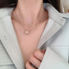 Elegant Simple Style Round Alloy Plating Inlay Artificial Pearls Gold Plated Women'S Necklace