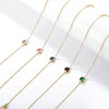 Elegant Simple Style Round Stainless Steel Plating Inlay Artificial Rhinestones 18k Gold Plated Bracelets