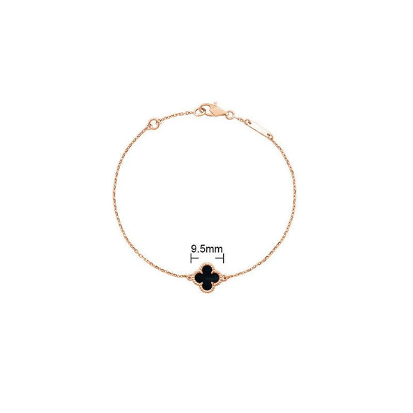 Elegant Solid Color Flower Alloy Wholesale Bracelets