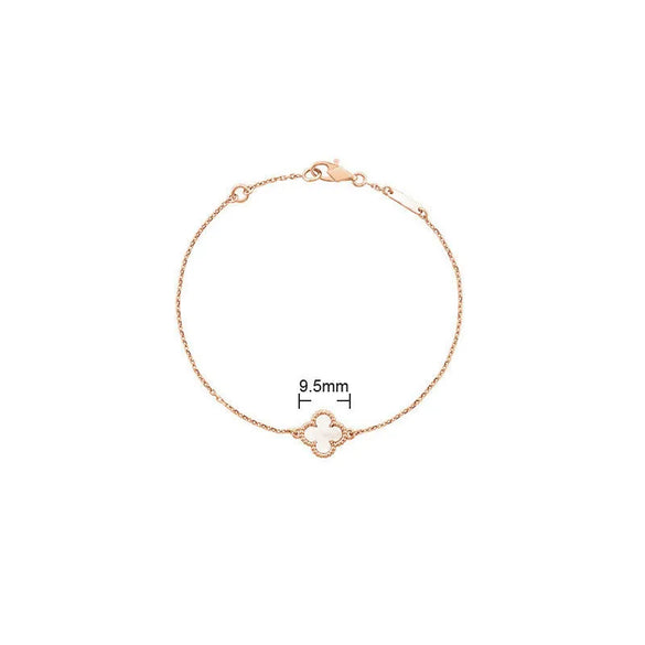 Elegant Solid Color Flower Alloy Wholesale Bracelets