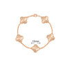 Elegant Solid Color Flower Alloy Wholesale Bracelets