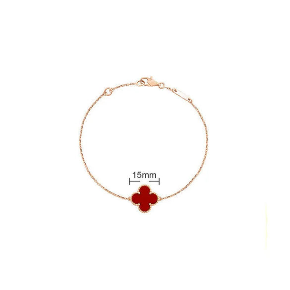 Elegant Solid Color Flower Alloy Wholesale Bracelets