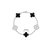 Elegant Solid Color Flower Alloy Wholesale Bracelets