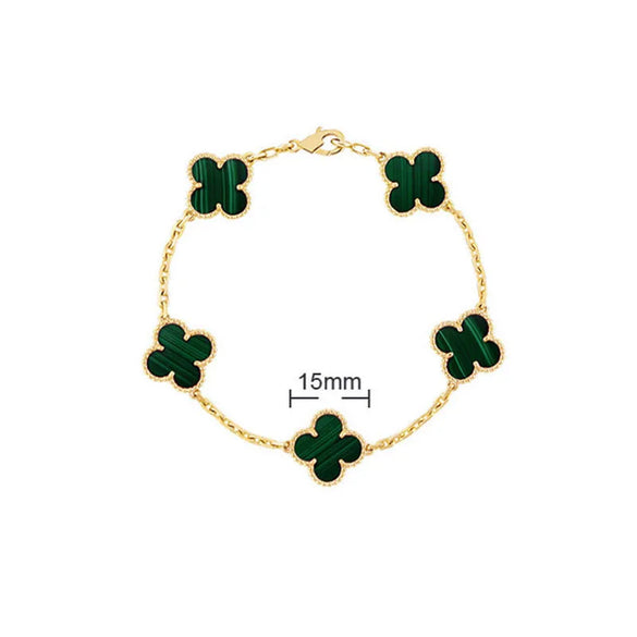 Elegant Solid Color Flower Alloy Wholesale Bracelets