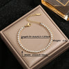 Elegant Solid Color Stainless Steel Plating 18k Gold Plated Bracelets